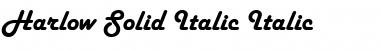 Download Harlow Solid Italic Font