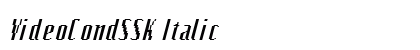 VideoCondSSK Italic preview
