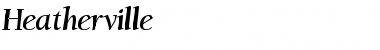 Download Heatherville Font Download Heatherville Font