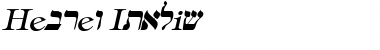 Download Hebrew Italic Font