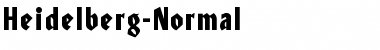 Download Heidelberg-Normal Regular Font
