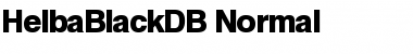 Download HelbaBlackDB Normal Font