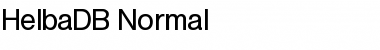 Download HelbaDB Normal Font