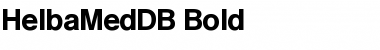 Download HelbaMedDB Bold Font