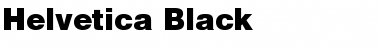 Download Helvetica-Black Regular Font