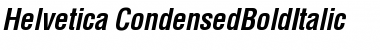 Download Helvetica_CondensedBoldItalic Regular Font