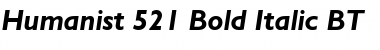 Download Humanst521 BT Bold Italic Font