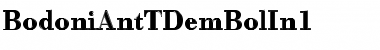 Download BodoniAntTDemBolIn1 Regular Font