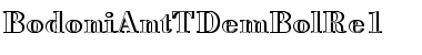 Download BodoniAntTDemBolRe1 Regular Font