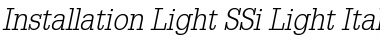 Download Installation Light SSi Font Download Installation Light SSi Font