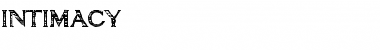 Download intimacy Font Download intimacy Font