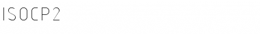Download ISOCP2 Font Download ISOCP2 Font