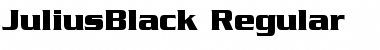 Download JuliusBlack Regular Font