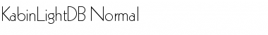 Download KabinLightDB Normal Font