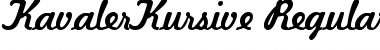 Download KavalerKursive Regular Font
