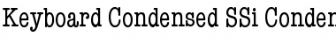 Download Keyboard Condensed SSi Condensed Font