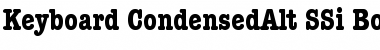 Download Keyboard CondensedAlt SSi Bold Condensed Alternate Font