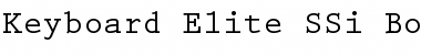 Download Keyboard Elite SSi Bold Font
