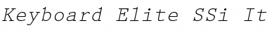 Download Keyboard Elite SSi Italic Font