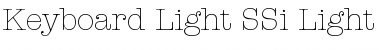 Download Keyboard Light SSi Light Font