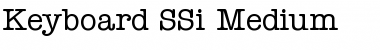 Download Keyboard SSi Medium Font
