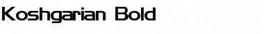 Download Koshgarian Bold Font