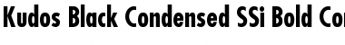 Download Kudos Black Condensed SSi Bold Condensed Font