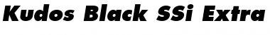 Download Kudos Black SSi Extra Bold Italic Font