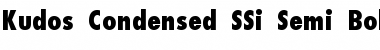 Download Kudos Condensed SSi Semi Bold Condensed Font