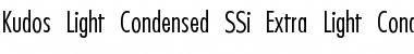 Download Kudos Light Condensed SSi Extra Light Condensed Font