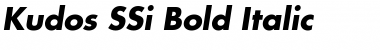 Download Kudos SSi Bold Italic Font