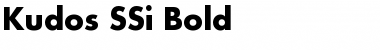 Download Kudos SSi Bold Font
