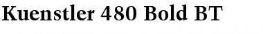 Download Kuenst480 BT Bold Font