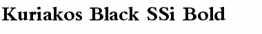 Download Kuriakos Black SSi Bold Font