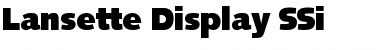 Download Lansette Display SSi Regular Font
