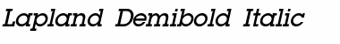 Download Lapland Demibold Italic Font