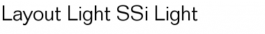 Download Layout Light SSi Font